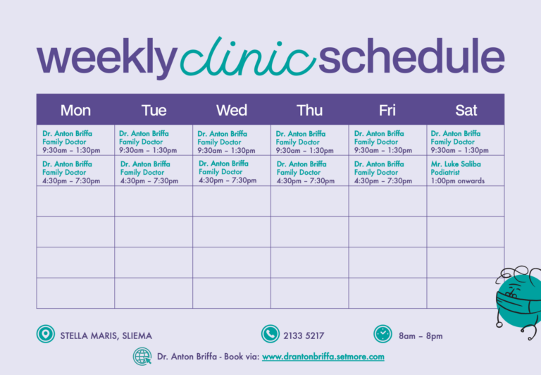Stella Maris Weekly Schedule Doctors